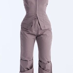 Fashion Nova Corset top + pants set